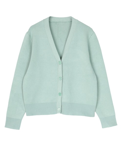 UR'S（ユアーズ）の「Vﾈｯｸｶｰﾃﾞｨｶﾞﾝ（カーディガン/ボレロ・レディース・オフホワイト/レッド/ブラック/グリーン/ベージュ/ネイビー/ライトグレー・M/S/L）」の10枚目の写真