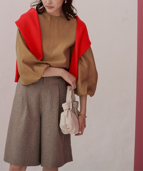 UR'S（ユアーズ）の「Vﾈｯｸｶｰﾃﾞｨｶﾞﾝ（カーディガン/ボレロ・レディース・オフホワイト/レッド/ブラック/グリーン/ベージュ/ネイビー/ライトグレー・M/S/L）」の21枚目の写真