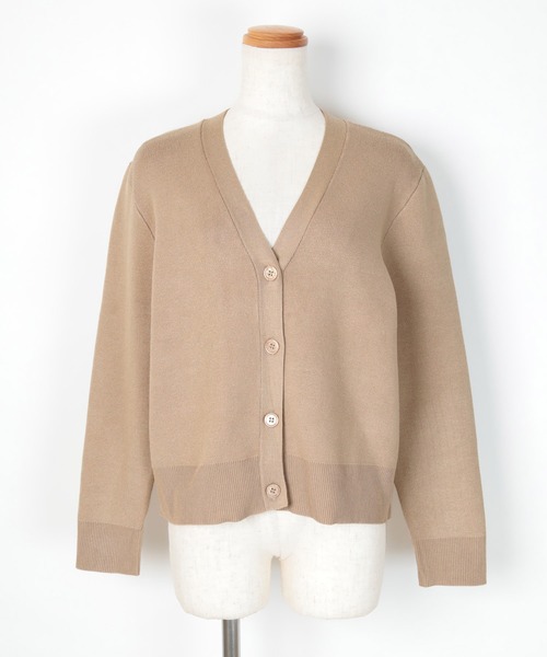 UR'S（ユアーズ）の「Vﾈｯｸｶｰﾃﾞｨｶﾞﾝ（カーディガン/ボレロ・レディース・オフホワイト/レッド/ブラック/グリーン/ベージュ/ネイビー/ライトグレー・M/S/L）」の22枚目の写真