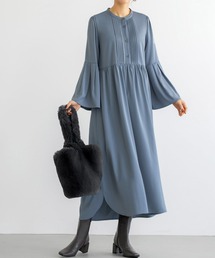 タック＆ギャザーワンピース