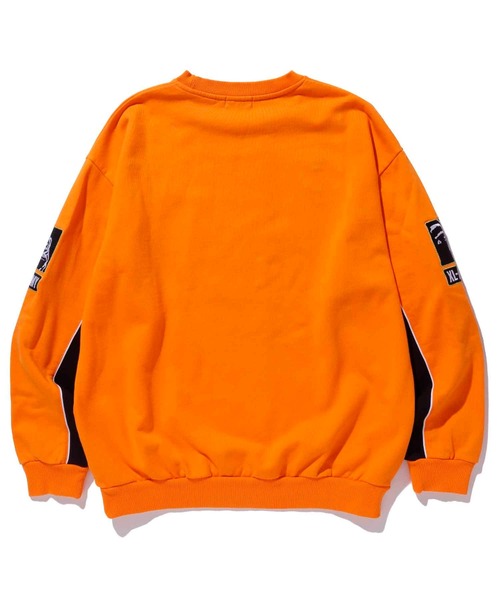 XLARGE（エクストララージ）の「PANEL CREW NECK SWEAT（スウェット・メンズ・ブラウン/ブラック/オレンジ・S/XL/M/L）」の6枚目の写真