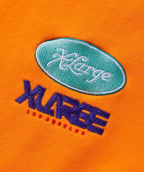 XLARGE（エクストララージ）の「PANEL CREW NECK SWEAT（スウェット・メンズ・ブラウン/ブラック/オレンジ・S/XL/M/L）」の8枚目の写真