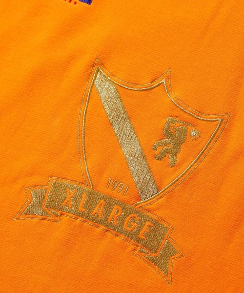 XLARGE（エクストララージ）の「PANEL CREW NECK SWEAT（スウェット・メンズ・ブラウン/ブラック/オレンジ・S/XL/M/L）」の10枚目の写真