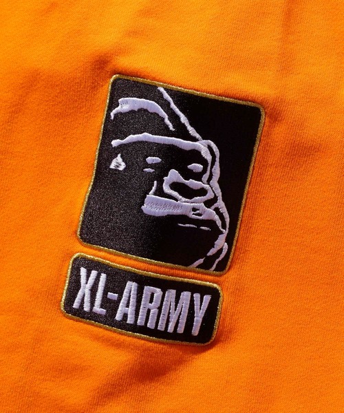 XLARGE（エクストララージ）の「PANEL CREW NECK SWEAT（スウェット・メンズ・ブラウン/ブラック/オレンジ・S/XL/M/L）」の11枚目の写真