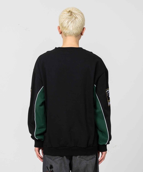 XLARGE（エクストララージ）の「PANEL CREW NECK SWEAT（スウェット・メンズ・ブラウン/ブラック/オレンジ・S/XL/M/L）」の16枚目の写真