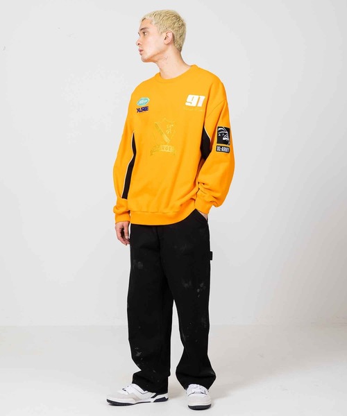 XLARGE（エクストララージ）の「PANEL CREW NECK SWEAT（スウェット・メンズ・ブラウン/ブラック/オレンジ・S/XL/M/L）」の18枚目の写真