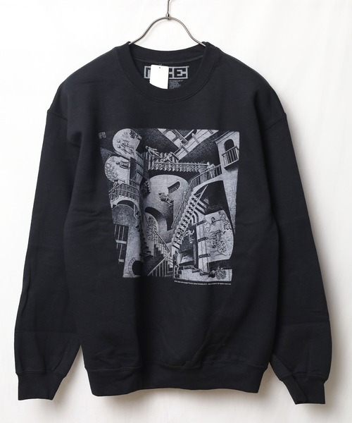 GILDAN(ギルダン)の「【GILDAN】M.C.ESCHER CREW SWEAT【W】【it】【UT13】(スウェット・メンズ・グレー/ブラック・LARGE/MEDIUM)」の11枚目の写真