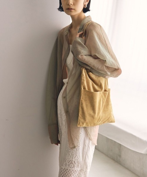 【TODAYFUL】Velor Tote Bag Velvet Tote Bag（トートバッグ）｜TODAYFUL（トゥデイフル