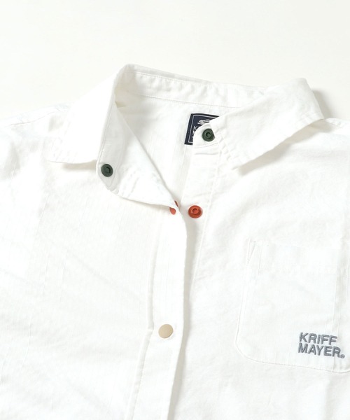 KRIFF MAYER Lady's Collection（クリフメイヤーレディースコレクション）の「ハッピーシャツチュニック（シャツ/ブラウス・レディース・その他5/ネイビー/オフホワイト/カラフル・MEDIUM/LARGE）」の13枚目の写真