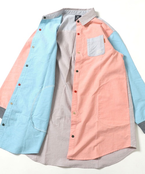 KRIFF MAYER Lady's Collection（クリフメイヤーレディースコレクション）の「ハッピーシャツチュニック（シャツ/ブラウス・レディース・その他5/ネイビー/オフホワイト/カラフル・MEDIUM/LARGE）」の16枚目の写真