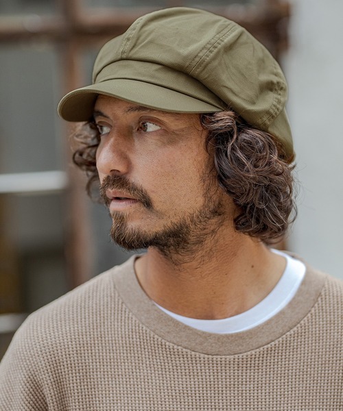 CAMBIO（カンビオ）の「mko10239-Volume Casquette キャスケット（キャスケット・メンズ・ブラック/ベージュ/グレー/カーキオリーブ・FREE）」の4枚目の写真
