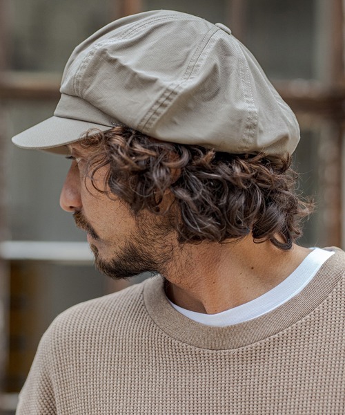 CAMBIO（カンビオ）の「mko10239-Volume Casquette キャスケット（キャスケット・メンズ・ブラック/ベージュ/グレー/カーキオリーブ・FREE）」の3枚目の写真