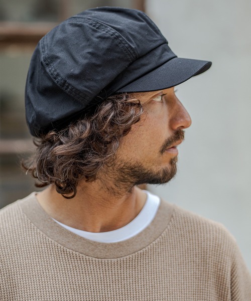 CAMBIO（カンビオ）の「mko10239-Volume Casquette キャスケット（キャスケット・メンズ・ブラック/ベージュ/グレー/カーキオリーブ・FREE）」の15枚目の写真