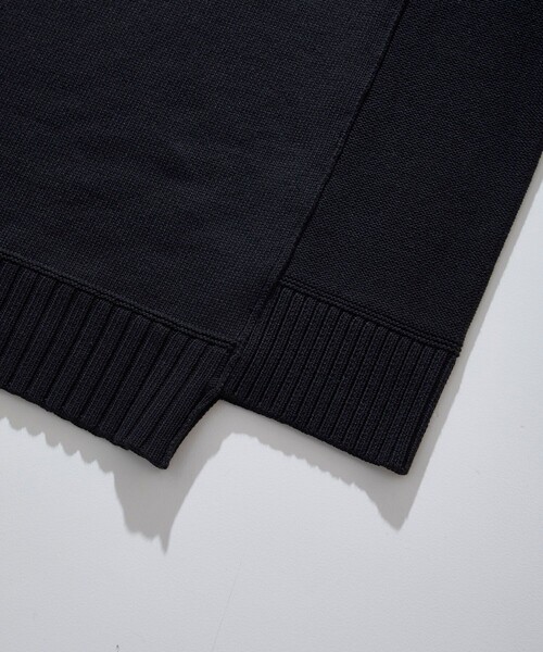 city（シティ）の「INSIDE OUT COTTON KNIT PULLOVER（ニット/セーター・メンズ・ホワイト/ブラック/ライトグリーン/マスタード・1/2/3）」の19枚目の写真