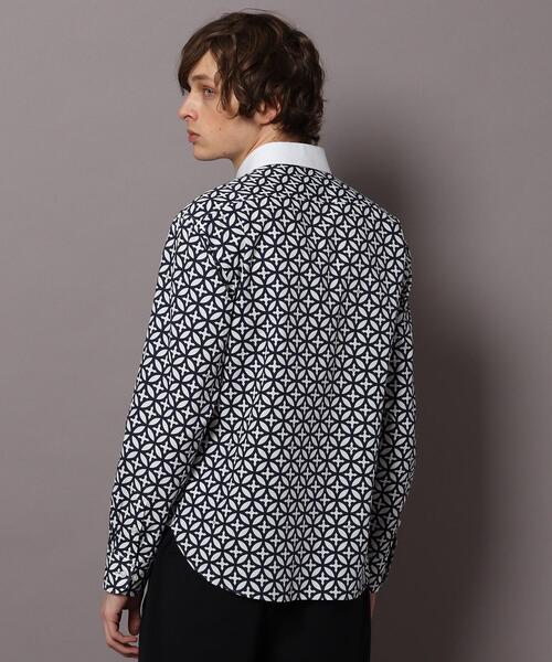 DRESSTERIOR オーバーラップサークルシャツ　長袖シャツ 36 オーバーラップサークルシャツ（シャツ・ブラウス