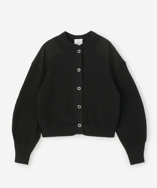 THE SHINZONE（ザ　シンゾーン）の「THE SHINZONE | MILITARY CAPELIN WOMEN（カーディガン/ボレロ・レディース・オリーブ/ブラック・FREE）」の2枚目の写真