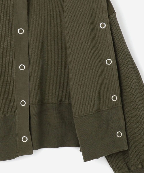 THE SHINZONE（ザ　シンゾーン）の「THE SHINZONE | MILITARY CAPELIN WOMEN（カーディガン/ボレロ・レディース・オリーブ/ブラック・FREE）」の13枚目の写真