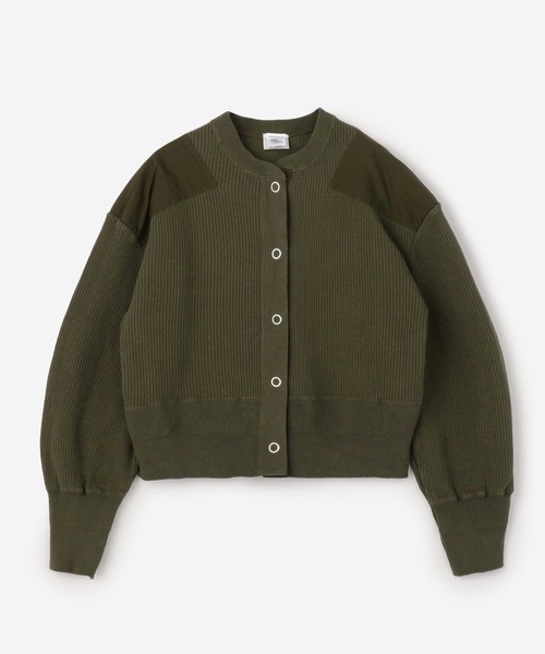 THE SHINZONE（ザ　シンゾーン）の「THE SHINZONE | MILITARY CAPELIN WOMEN（カーディガン/ボレロ・レディース・オリーブ/ブラック・FREE）」の8枚目の写真