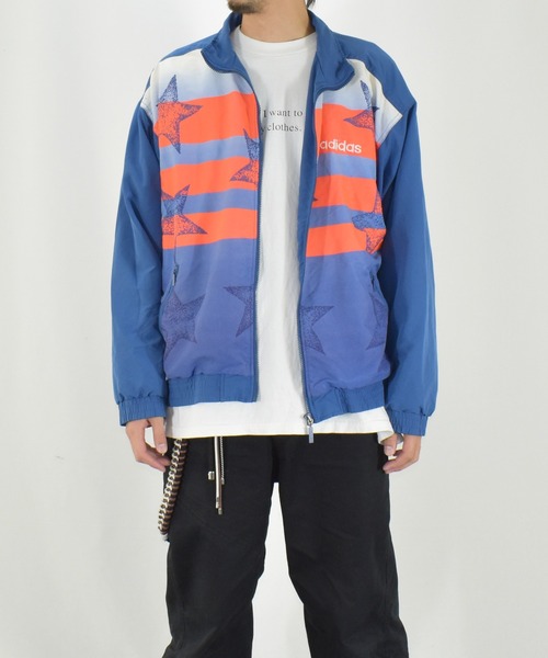 未使用 タグ付 90's アディダス フルジップ ジャケット セットアップ 90s adidas ナイロンジャケットセットアップ 万国タグ - メルカリ