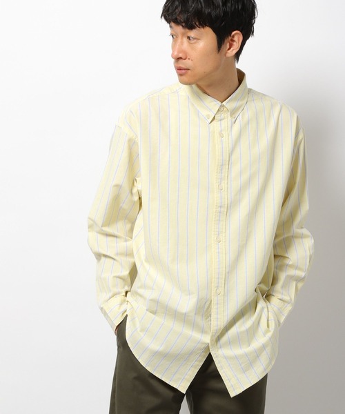 LAKOLE（ラコレ）の「ワイドオックスロングスリーブシャツ / 262308（シャツ/ブラウス・メンズ・ホワイト/ネイビー/サックスブルー/イエロー/ブルー・MEDIUM/LARGE）」の5枚目の写真