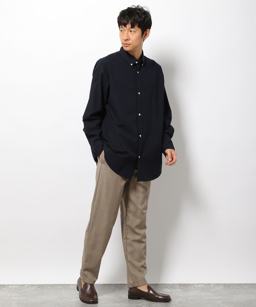 LAKOLE（ラコレ）の「ワイドオックスロングスリーブシャツ / 262308（シャツ/ブラウス・メンズ・ホワイト/ネイビー/サックスブルー/イエロー/ブルー・MEDIUM/LARGE）」の11枚目の写真