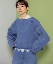 KBF | 『WEB/一部店舗限定』WIDEデニムプルオーバー(シャツ/ブラウス)