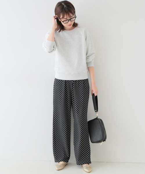 SLOBE IENA（スローブイエナ）の「裏毛コンパクトラグランスウェット