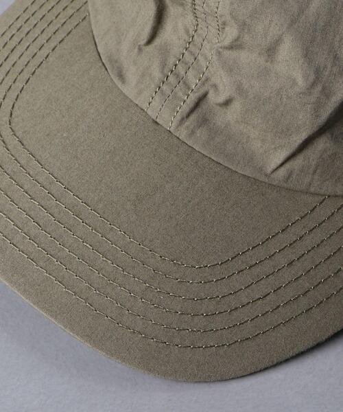 キジマタカユキ エラスティックバック 6パネルキャップ ベージュ Poly cotton elastic back 6panel cap-ポリコットンイラ
