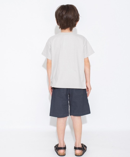 BRANSHES(ブランシェス)の「【bコレ / 綿100%】グラフィック半袖Tシャツ(Tシャツ/カットソー・キッズ・レッド/ベージュ/ホワイト/カラフル/オフホワイト/イエロー/ブルーグレー/ブラック/アイボリー/ライトベージュ・140/100/110/130/120/150)」の15枚目の写真