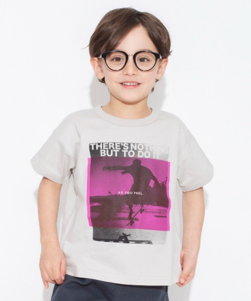 BRANSHES(ブランシェス)の「【bコレ / 綿100%】グラフィック半袖Tシャツ(Tシャツ/カットソー・キッズ・レッド/ベージュ/ホワイト/カラフル/オフホワイト/イエロー/ブルーグレー/ブラック/アイボリー/ライトベージュ・140/100/110/130/120/150)」の16枚目の写真