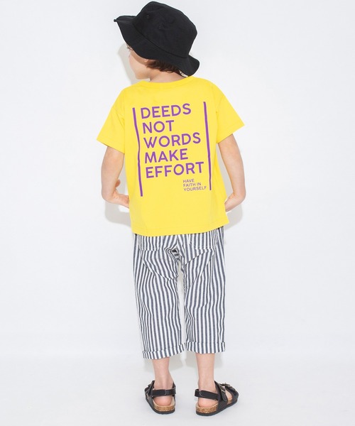 BRANSHES(ブランシェス)の「【bコレ / 綿100%】グラフィック半袖Tシャツ(Tシャツ/カットソー・キッズ・レッド/ベージュ/ホワイト/カラフル/オフホワイト/イエロー/ブルーグレー/ブラック/アイボリー/ライトベージュ・140/100/110/130/120/150)」の19枚目の写真