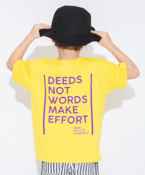 BRANSHES(ブランシェス)の「【bコレ / 綿100%】グラフィック半袖Tシャツ(Tシャツ/カットソー・キッズ・レッド/ベージュ/ホワイト/カラフル/オフホワイト/イエロー/ブルーグレー/ブラック/アイボリー/ライトベージュ・140/100/110/130/120/150)」の22枚目の写真