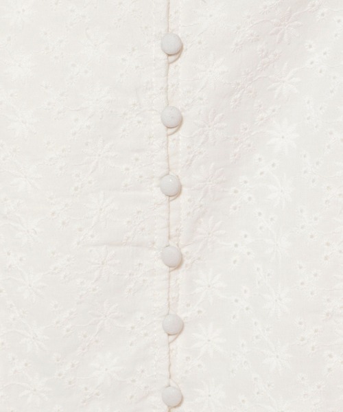 mysty woman（ミスティウーマン）の「刺繍レースブラウス 272385（シャツ/ブラウス・レディース・ブラウン/オフホワイト/ピンク・FREE）」の11枚目の写真