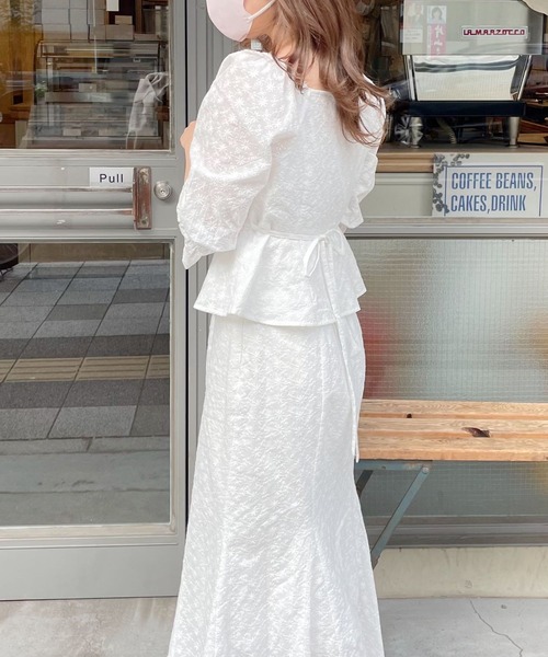 mysty woman（ミスティウーマン）の「刺繍レースブラウス 272385（シャツ/ブラウス・レディース・ブラウン/オフホワイト/ピンク・FREE）」の21枚目の写真