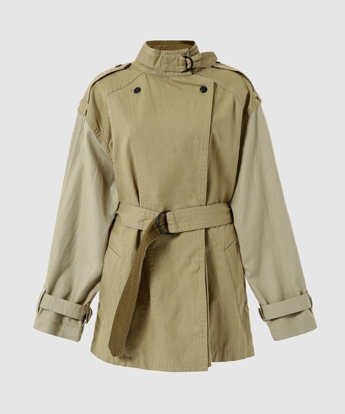 MARANT ETOILE（マランエトワール）の「IM Eジャケット 22PVE1726 22P018E 90BE（その他アウター・レディース・ベージュ系その他/ネイビー系1・34）」の2枚目の写真