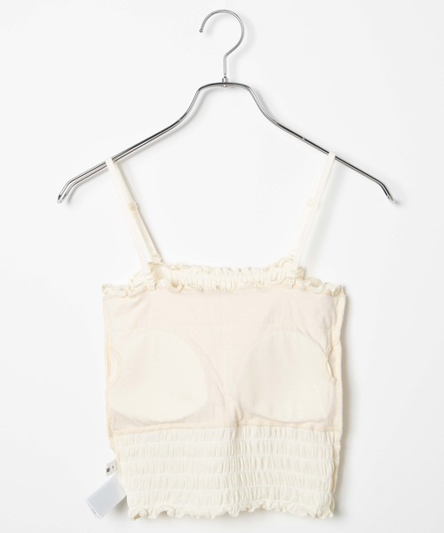 WEGO(ウィゴー)の「WEGO/2WAYカップインシャーリングキャミソール(キャミソール・レディース・ブラック/アイボリー/イエロー系その他2・MEDIUM/SMALL)」の14枚目の写真