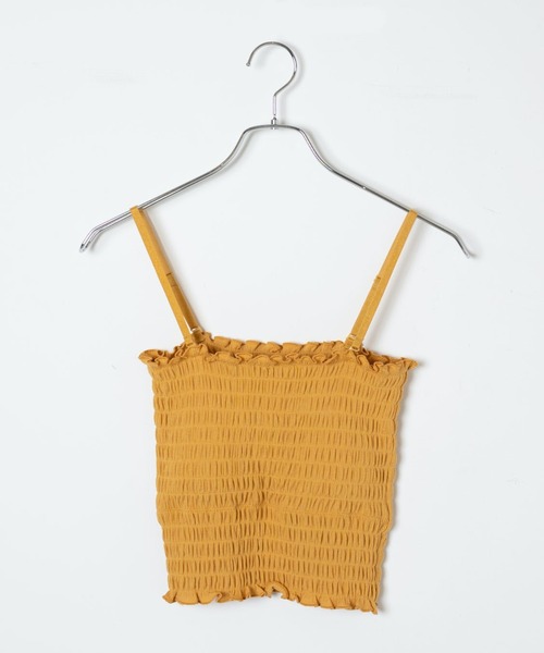 WEGO(ウィゴー)の「WEGO/2WAYカップインシャーリングキャミソール(キャミソール・レディース・ブラック/アイボリー/イエロー系その他2・MEDIUM/SMALL)」の16枚目の写真