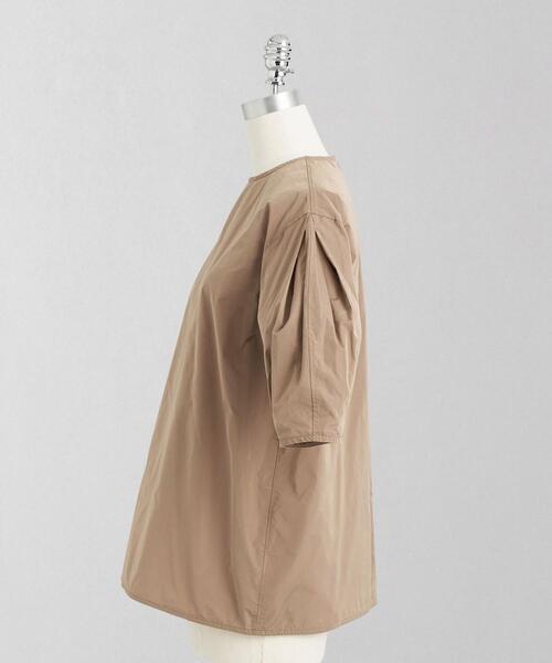 LOEFF ロエフ シャンブレー タフタ ブラウス LOEFF（ロエフ）の「＜LOEFF（ロエフ）＞BUD/SLV シャンブレー