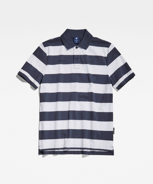 G-STAR(ジースター)の「WIDE STRIPE POLO/ポロシャツ(ポロシャツ・メンズ・ストライプ・SMALL/MEDIUM/LARGE/X-SMALL/X-LARGE)」の6枚目の写真