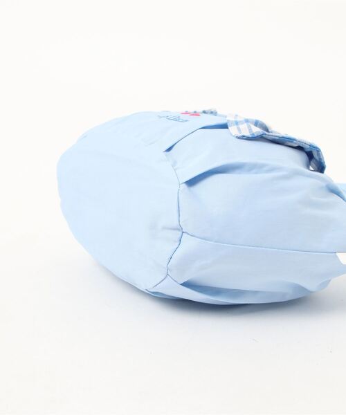 KP DECO（ケーピーデコ）の「チェックリボン付きポシェット（ショルダーバッグ・キッズ・サックスブルー/ワインレッド・FREE）」の7枚目の写真