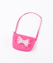 チェックリボン付きポシェット