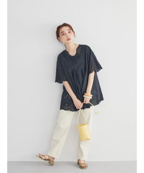 AMERICAN HOLIC（アメリカンホリック）の「メッシュ型押しスマートフォンショルダーバッグ（スマホグッズ・レディース・ブラック/ホワイト/キャメル/ピンク/イエロー・FREE）」の19枚目の写真