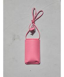 AMERICAN HOLIC | メッシュ型押しスマートフォンショルダーバッグ(スマホグッズ)