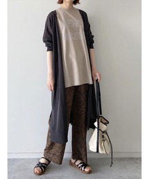 Samansa Mos2 blue | ロングカーディガン(カーディガン/ボレロ)