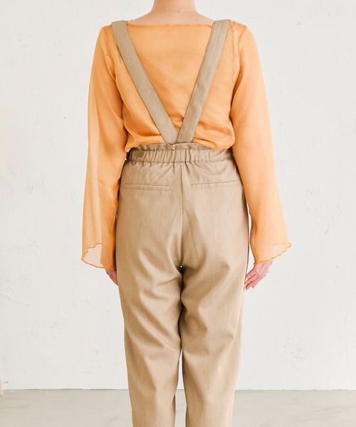 Ambre Neige(アンブルネージュ)の「キャミ付きシアーブラウス/【WEB/EC限定商品】(シャツ/ブラウス・レディース・ブラック/オレンジ/アイボリー/モカ/ダークブラウン・FREE)」の17枚目の写真