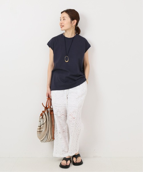 IENA（イエナ）の「【TRADITIONAL WEATHERWEAR】 ノースリーブプルオーバー（タンクトップ・レディース・ホワイト/ブラック/ブラウン/ネイビー・FREE）」の8枚目の写真