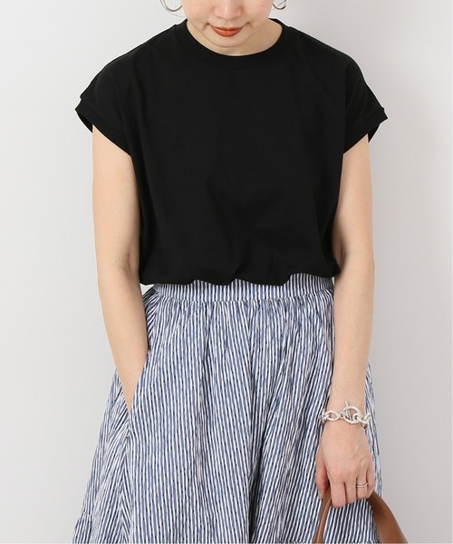 IENA（イエナ）の「【TRADITIONAL WEATHERWEAR】 ノースリーブプルオーバー（タンクトップ・レディース・ホワイト/ブラック/ブラウン/ネイビー・FREE）」の9枚目の写真