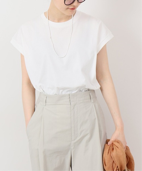 IENA（イエナ）の「【TRADITIONAL WEATHERWEAR】 ノースリーブプルオーバー（タンクトップ・レディース・ホワイト/ブラック/ブラウン/ネイビー・FREE）」の14枚目の写真