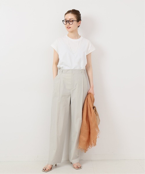 IENA（イエナ）の「【TRADITIONAL WEATHERWEAR】 ノースリーブプルオーバー（タンクトップ・レディース・ホワイト/ブラック/ブラウン/ネイビー・FREE）」の6枚目の写真