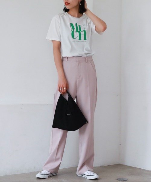 feepur（フェピュール）の「MUCH光沢ラバーTee（Tシャツ/カットソー・レディース・ホワイト/オフホワイト/ホワイト×ブラック・MEDIUM）」の10枚目の写真